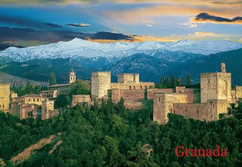 Imán Foto Granada Alhambra Aereo.