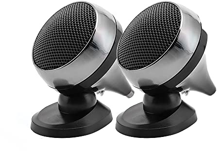 Baceyong Autohochtöner, Hochtöner mit 92 dB Empfindlichkeit, 150 W Spitzenleistung, schwarze Autolautsprecher entsprechen, Hochtöner mit hochanhaltender Seidenmembran