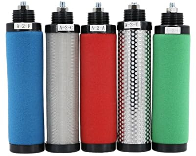 SSIMOO Filtro de precisión A-1-C Elemento filtrante compresor de Aire Aire comprimido deshidratación Aceite Separador de Agua Tornillo de Secado Kindly (Color : A-4-C)