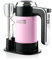 Westinghouse Retro Handmixer, 5 Geschwindigkeitsstufen + Turbofunktion, 2 Rührbesen, 2 Knethaken, LCD-Anzeige, Timer, Sockelboden, 350 Watt, pink
