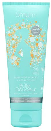 OMUM - Ma Bulle Douceur - Shampoing fortifiant doux - Renfort & hydratation - Sans sulfate - Compatible grossesse et allaitement - 200 ml