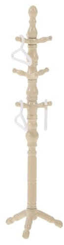 TOYANDONA Mini Puppen Kleiderständer Mit Hängern Platzsparend Aus Robustem Für Puppenhaus Und Spielzeugorganisation Für An Kleine Mädchen