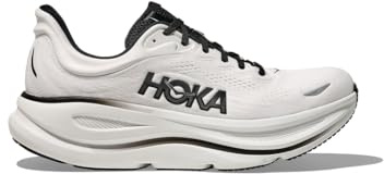Hoka Bondi 9 Herren-Sneaker, Weiß/Schwarz, 46.5 EU