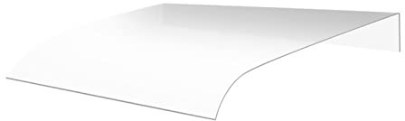 Moderna tettoia per Porta d'ingresso, tettoia per Veranda, tettoia per Portico Esterno, Copertura in policarbonato Trasparente, tettoia per la Pioggia, tettoie per coperture, Protezione UV d