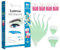 Beauty7 Augenbrauen Wachsstreifen Fit Wax Strips vorgeschnitten augenbrauen wachs 24stk augenbrauen wax streifen mit 4stk Reiniger Öl Tücher enthaarungsstreifen persian wax strips Männer