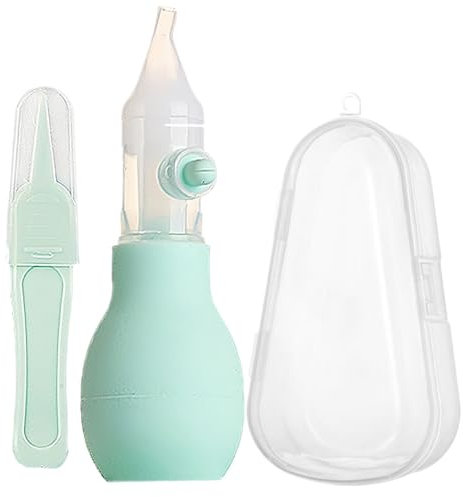 Pinzas de Nariz de Bebé, aspirador nasal para bebe, Pinzas de Limpieza Nasal para Bebés, Pinzas de Plástico de Cabeza Redonda, Clip de Limpieza de Nariz, para el Cuidado de la Nariz