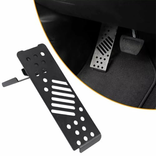 XYHAOAI Dead Pedal Bremsbacken Solid Steel Linke Seite Fußstütze Trittbrett für Jeep Wrangler JL Gladiator JT 2018-2023