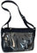 Itkcozcg Modische Handtasche, japanisches Schulmädchen, Itabag, große Kapazität, transparentes Fenster, Umhängetasche, Anime-Uniform, Segeltuch, Crossbody-Tasche, Damen-Handtasche, Schwarz , Size