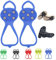 Universelle rutschfeste Greifer-Spikes,2025 Neu Spikes für Schuhe Winter,Steigeisen für Schuhe,Antirutsch Schuhspikes,Schuhkrallen mit Edelstahl Spikes (Blau-1Pair, Kind)