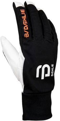 B DÆHLIE Daehlie Herren Damen Unisex Fäustlinge Langlaufhandschuhe Skihandschuhe Glove Race Synthetic, Farbe:Schwarz, Artikel:-99900 black, Größe:9