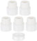 QUARKZMAN 5Pcs 50mm Adaptador Macho de PVC para Conexión de Tuberías, Conectores de Tubería de PVC de 2 Vías con Cinta Selladora (Enchufe x Rosca de Tubería Macho) (Blanco)