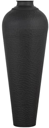 Hill Interiors Hammered Vase (80cm x 31cm x 31cm) (Black)