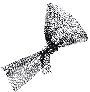 Elastisches Schleierstirnband Schwarz Einheitsgröße aus Kunststoff