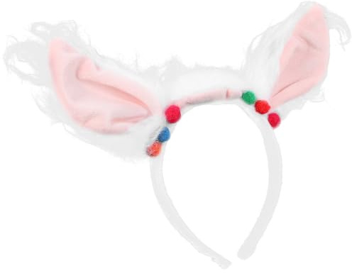 PENIKOKO Alpaka Ohren Haarreif Cosplay Haarschmuck Weiches Stirnband für Kostümpartys und Alltag für Erwachsene und