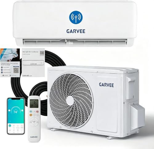 Climatiseur Split-12000 BTU (3.5KW), Climatiseur Reversible Avec Refroidissement A++/Chauffage A++, R32 Wi-Fi Et Application, Climatiseur Mural Faible Consommation Silencieux