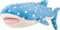 Nemu Nemu Animals 6231823 Plüschtier, Walhai Jinbe, Kuscheltier, extra weich und kuschelig, Stofftier, Designed in Japan, Kuschelkissen mit Handfach, Größe L, 52 cm