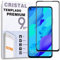 REY Protector de Pantalla Curvo para Huawei Nova 5T, Negro, Cristal Vidrio Templado Premium, 3D / 4D / 5D
