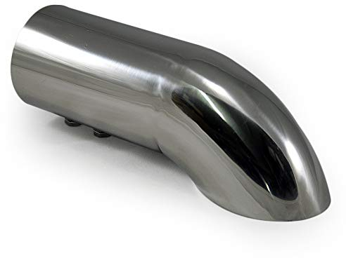 Exhaust Tip Trim Car End Pipe Tail Sport Muffler Stainless Steel Chrome Universal