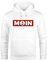 Neverless® Hoodie Herren Moin norddeutsch Morgen Anker Kapuzen-Pullover Print Männer Fashion Streetstyle weiß 3XL