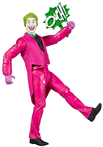 McFarlane Retro Actionfigur Batman 66 The Joker 15cm, 15032, Mehrfarbig