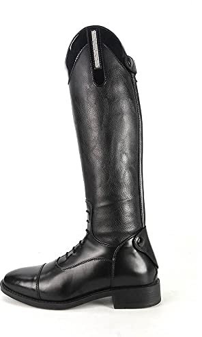 Brogini Stivali da equitazione per bambini come Piccino in vernice, nero, 16 EU