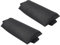Awayhall Kissen für Liegestuhl, Liegestuhl, Kopfkissen, bequem, abnehmbares ergonomisches Kissen, für Strandstuhl, faltbar, 2 Stück, Schwarz