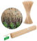 Novatool 300x Splittstäbe 60 cm x 5,5 mm I Natur I Pflanzenstab Bambus Rankhilfe Holz Tokinstäbe Tonkinstab Pflanzenstütze orchideenstab Rankgitter Holz
