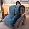 BDMFJY Steppdecke, Flauschige Kaschmir Steppdecken für Allergiker Duvet, Verdicken Sie Lamm Kaschmir Decke Winter Weiche Warme Bettdecke Bettwäsche,Blau,200x230cm（4kg）