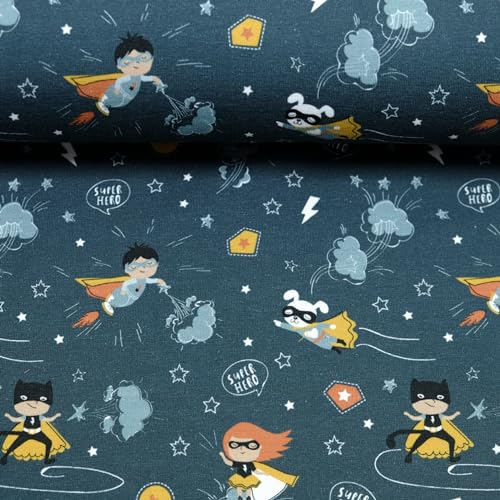 Jersey Stoff Kinder Lizenzstoffe Meterware - Baumwolljersey Kinderstoff - 100 x140 cm