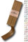 Sandras-Bastelladen Schrägband/Einfassband Satin gefalzt 2m x 20mm 932-Rehbraun