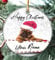 Handmade personalised Dogs Christmas Bauble Puppy Pet Xmas Gift Tree Decoration (Tan French Bulldog)