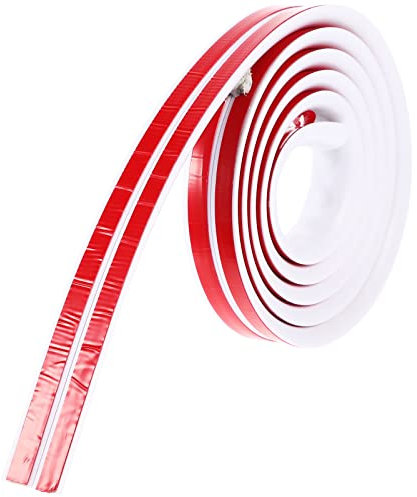 Zerodeko Cable Cover Floor Tidy Tube White 2m Cord Hider Adhesive Wire Management Sleeve