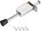 METALLIXITY Door Stopper Spring Loaded Telescopic Step (200mm/7.87) 1pcs, Stainless Steel Door Stops with Screws - for Furniture Decoration, Black