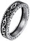 Bestyle Bague en Argent 925 Largeur de 3mm Celtique Bijoux Viking pour Hommes Femmes Couple Taille 62