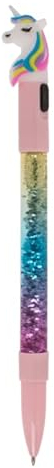 Out of the blue Fantasy-Kugelschreiber Einhorn Glitter/Leuchtend/Blaue Tinte