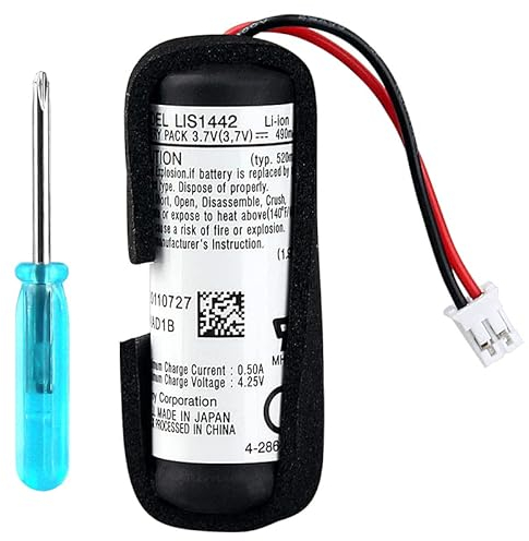 OSTENT 490mAh Li-Ion Battery Pack Rechargeable Lithium-Ion Replacement for Sony PS3 Move PS4 VR Navigation Controller