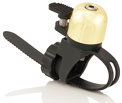 MidGard Fahrradklingel, Mini Fahrrad-Glocke, Messing-Fahrradglocke für Kinder und Erwachsene