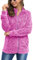 BesserBay Winter Damen Casual Stehkragen Warm Fleece Jacke Lässig Fashion Outdoor Plüschjacke Rosenrot M