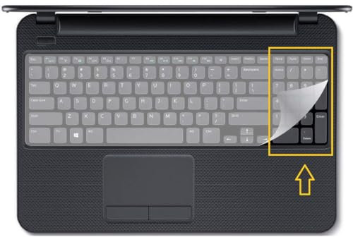 URBANWAZE Keyboard Cover Protector Protective Silicone Film for Laptops Waterproof Anti-Dust for Laptops, 15 inches / 15.6 inches / 16 inches / 16.4 inches / 17 inches / 17.1 inches / 17.3 inches