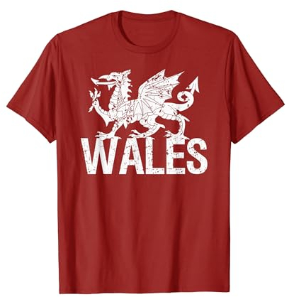 Wales & Welsh Dragon Rugby-Fußball, Herren, Damen, Kinder T-Shirt