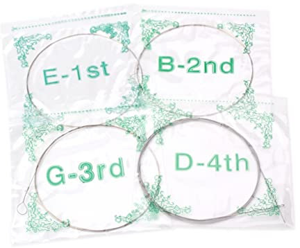 Supvox 4stücke Banjosaiten Aus Beschichtetem Kupferlegierungsstahl a d g c Saiten Bis Ersatzsaiten Saitiges Banjo Langlebig Und Leistungsstark