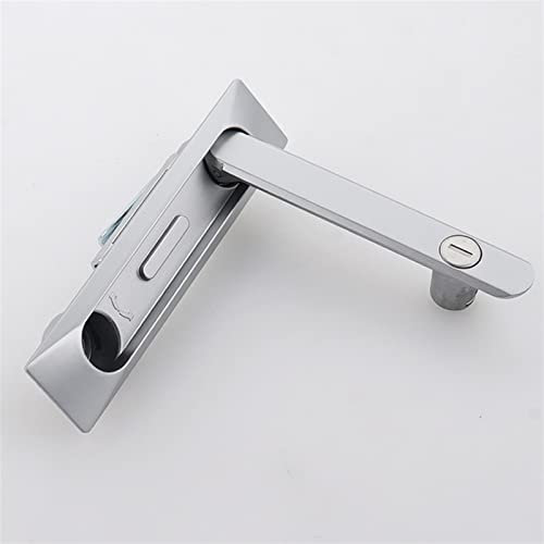 MS861 Verteilerkasten Schranktürschloss 160 mm Länge wasserdicht und staubdicht stark und robust 1Stk (Color : Silver)