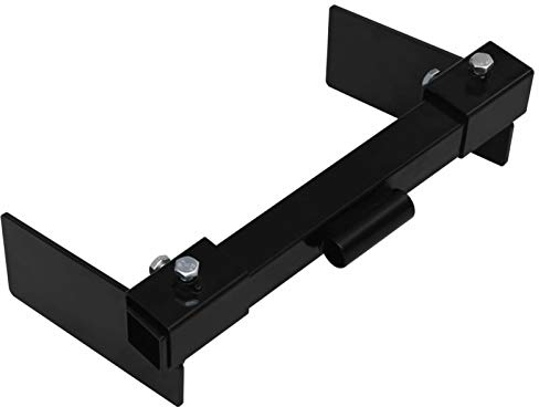 JUNZAI Schneepflugadapter für Rasentraktor Schwarz, Adapter für Schneeschild für Rasentraktor, Schneepflugadapter für Rasenmäher Mäher Schneeschild