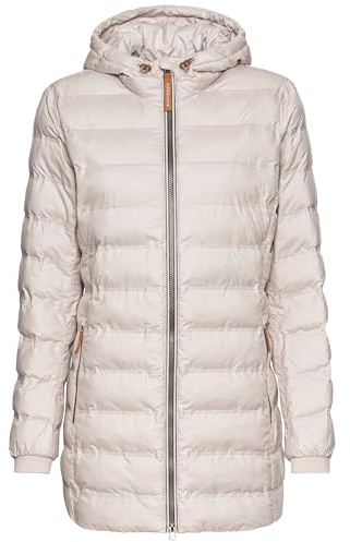 camel active Damen teXXXactive® Funktionsjacke aus recyceltem Polyester Mandel-Weiß, womenswear-44