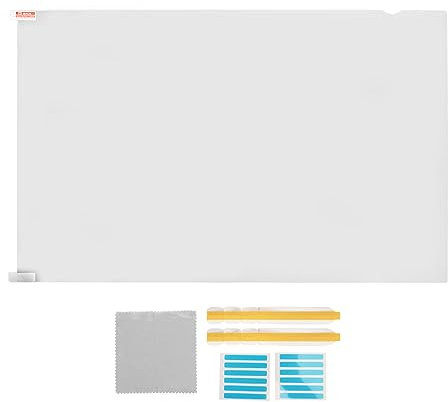 Filtre D'écran D'Ordinateur 22 Pouces, Filtre D'écran de confidentialité pour Ordinateur, Film Protecteur Anti-rayures pour étudiants, Joueurs, Programmeurs, Facile à Installer