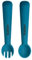 TYRY.HU Cucchiai e Forchette Posate con Nome Personalizzata Posate in Silicone per Bambini e Neonati con Design Antisoffocamento