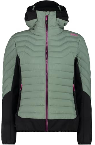 CMP Woman Jacket HYBRID FIX Hood Mineral - 34