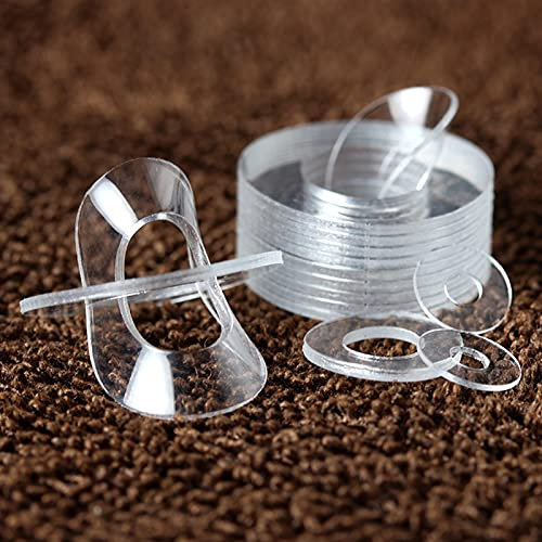 Set rondelle piatte, Rondelle Rondella morbida in PVC rigido in plastica sottile Rondella trasparente Guarnizione antiurto e a prova di perdite Vite isolante M2 M2.5 M3 M4 M5 M6 M8 M10 M12, Buona resi