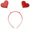 xianshi Herz Haarreif,Amor KostüM Damen,Haarreifen Heart Rot Accessoires,Herzherzige Haarband,Headband Herzen,Karneval Costume Cupid Hearts,Herzchen Queen Head,Headbands Kopfband