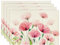 Mohn Frühling Platzsets Set 4 Stück, Tischset Ostern, Platzsets Saisonaler Platzdeckchen Frühling Sommer Küche Tisch Dekoration, Oster Tischdeko, Drinnen Urlaub Party Deko 30x45cm